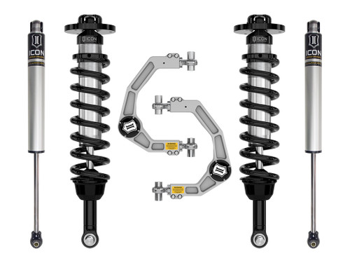 2021-2023 Ford F-150 4WD 2.75-3.5" Lift Stage 1 Suspension System Billet UCA - ICON K93131